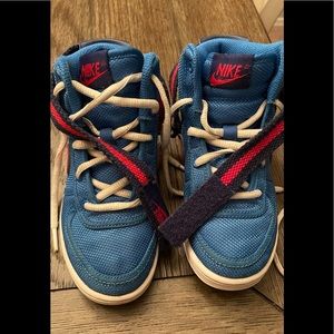 Little boys Nike high tops!
